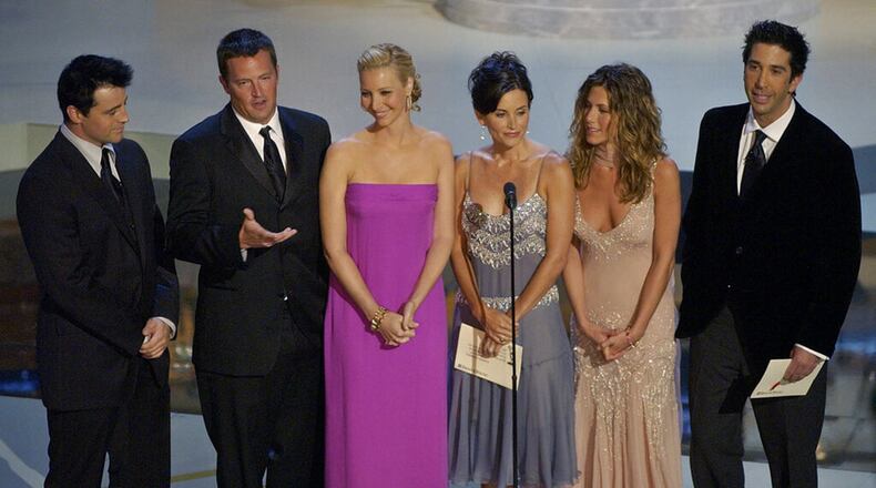 AT&T, which owns the WarnerMedia entertainment business, announced its HBO Max streaming service on Tuesday. It will include "Friends," which will leave Netflix next year.