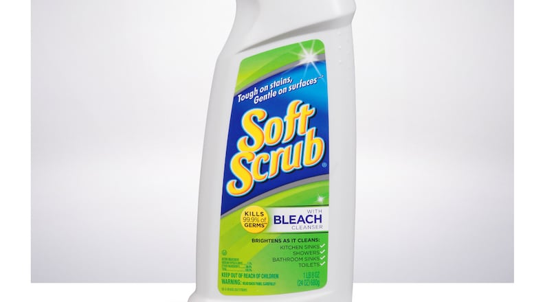Soft Scrub is gentle enough to clean many surfaces without scratching.
