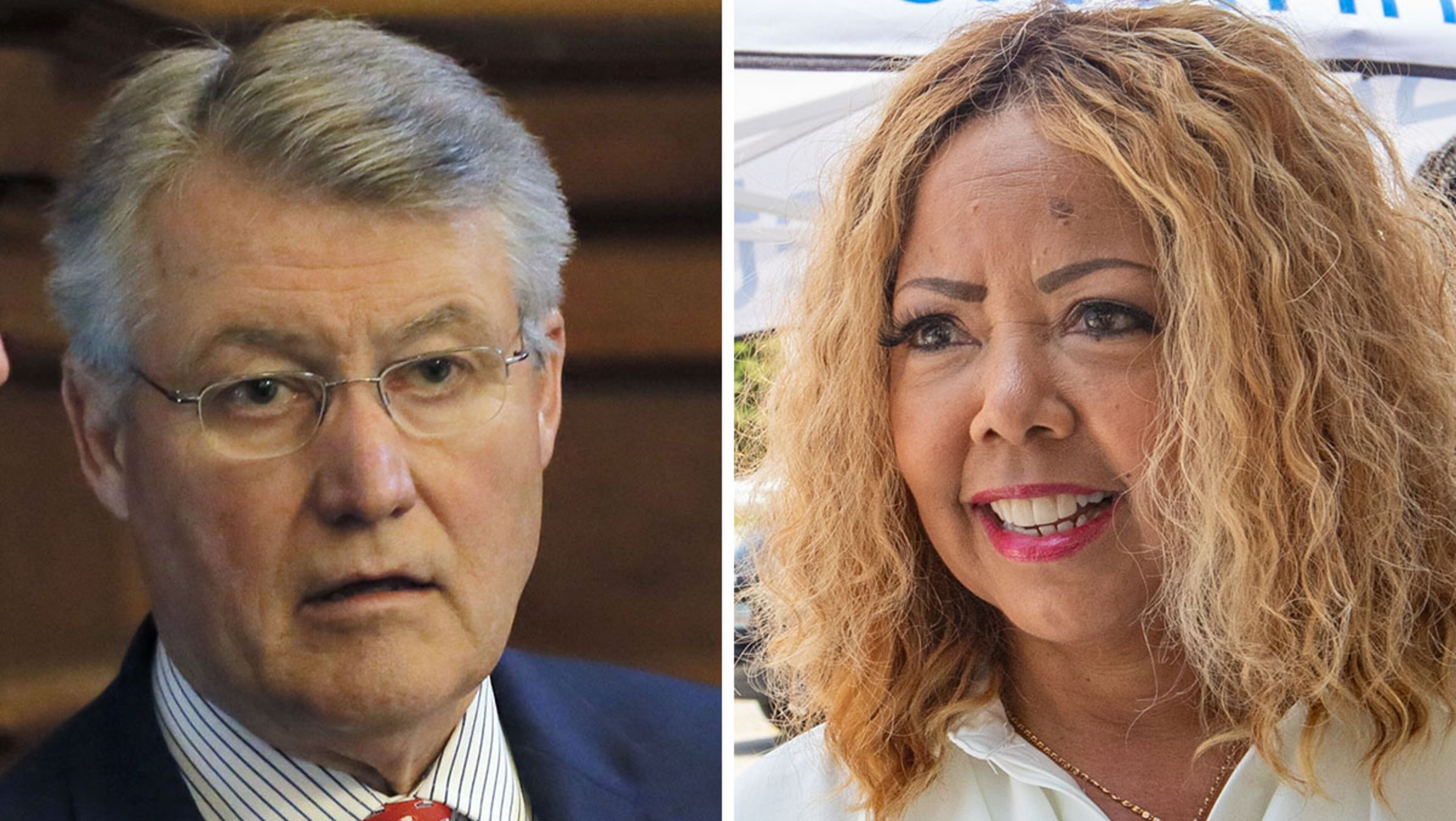 Georgia U.S. Reps. Rick Allen of Augusta and Lucy McBath of Marietta.