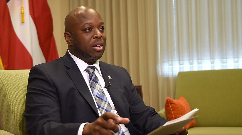 Tyrone Oliver, commissioner of the Georgia Department of Juvenile Justice, took over the agency in July. In a recent memo to the department’s 4,400 employees, Oliver said not tolerating mistreatment of youths in custody is key to cultural change. (RYON HORNE/RHORNE@AJC.COM)