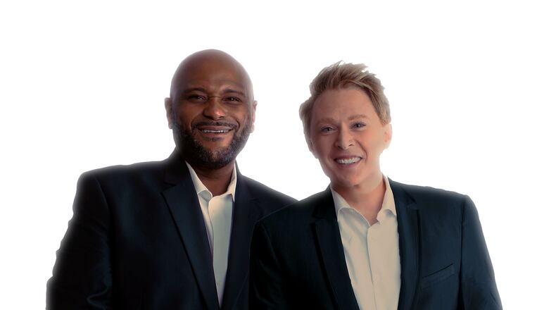 The "American Idol" season 2 winner Ruben Studdard reunited with runner-up Clay Aiken for a tour to celebrate the season's 20th anniversary and will stop at Buckhead Theatre Jan. 24, 2024. HANDOUT