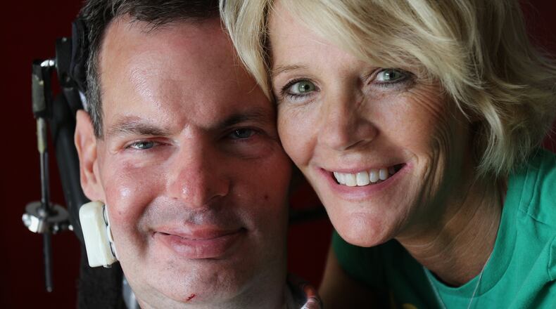 David Jayne doesn’t want anyone to blame his wife, Carey, for being overwhelmed by the grind of caring for him. “She deserves all of the compassion in the world,” he says. AJC FILE PHOTO