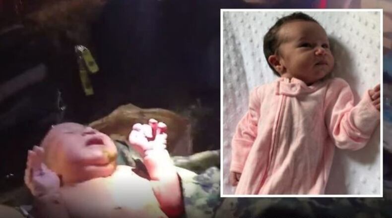Newborn Baby India was found in a shopping bag in June 2019.