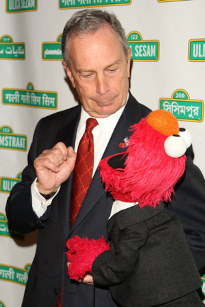 Elmo and friends go black tie at gala