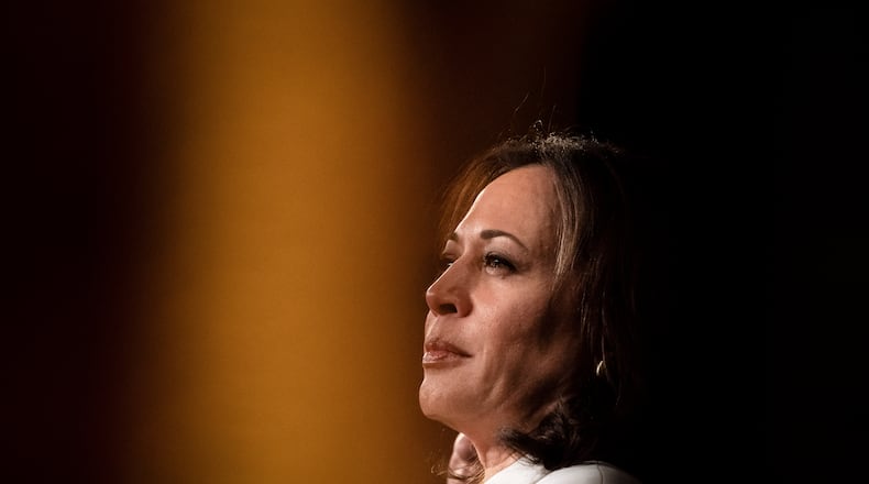 U.S. Sen. Kamala Harris, D-Calif., is Joe Biden's choice for a running mate in this year's election. She is making history as the first Black woman and the first Indian American woman on a major party’s presidential ticket. (Anna Moneymaker/The New York Times)