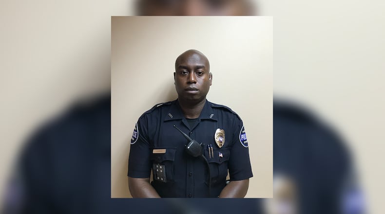Former Carrollton police Cpl. Jerric Gilbert, who was also a school resource officer at Carrollton Elementary School, was arrested Friday on child molestation charges, the GBI said.