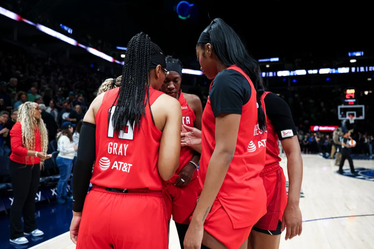 The Atlanta Dream won their season opener over the Minnesota Lynx 91-90 on Saturday, May 9, 2026, at Target Center in Minneapolis. (Courtesy of the Atlanta Dream)