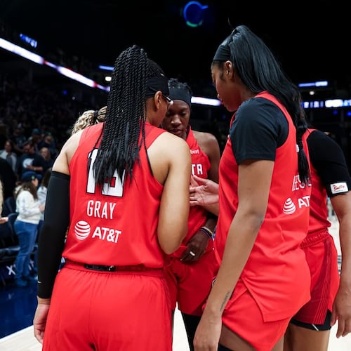 The Atlanta Dream won their season opener over the Minnesota Lynx 91-90 on Saturday, May 9, 2026, at Target Center in Minneapolis. (Courtesy of the Atlanta Dream)