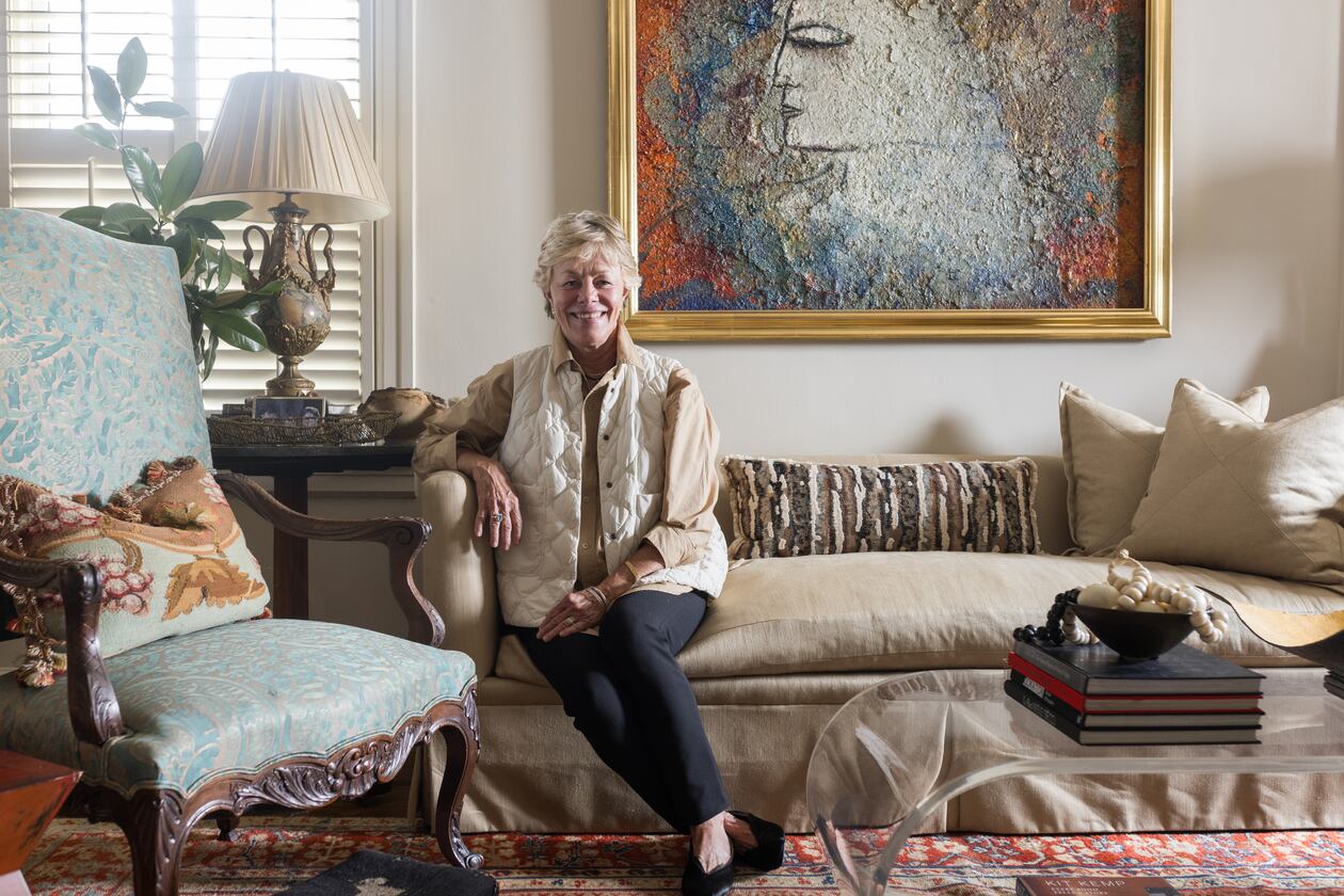 Designer Carter Kay approached downsizing like a curator, filling her Chattanooga cottage with eclectic art and family heirlooms. (Tomas Espinoza for the AJC)