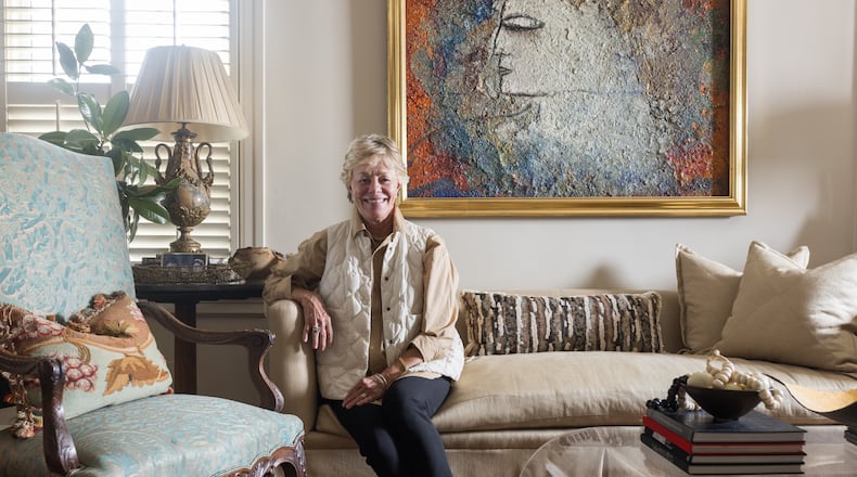 Designer Carter Kay approached downsizing like a curator, filling her Chattanooga cottage with eclectic art and family heirlooms. (Courtesy of Tomas Espinoza)