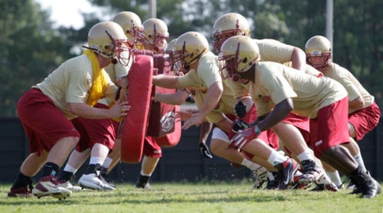 High school football season in Georgia is weeks away. (Bob Andres/Bob.Andres@ajc.com)