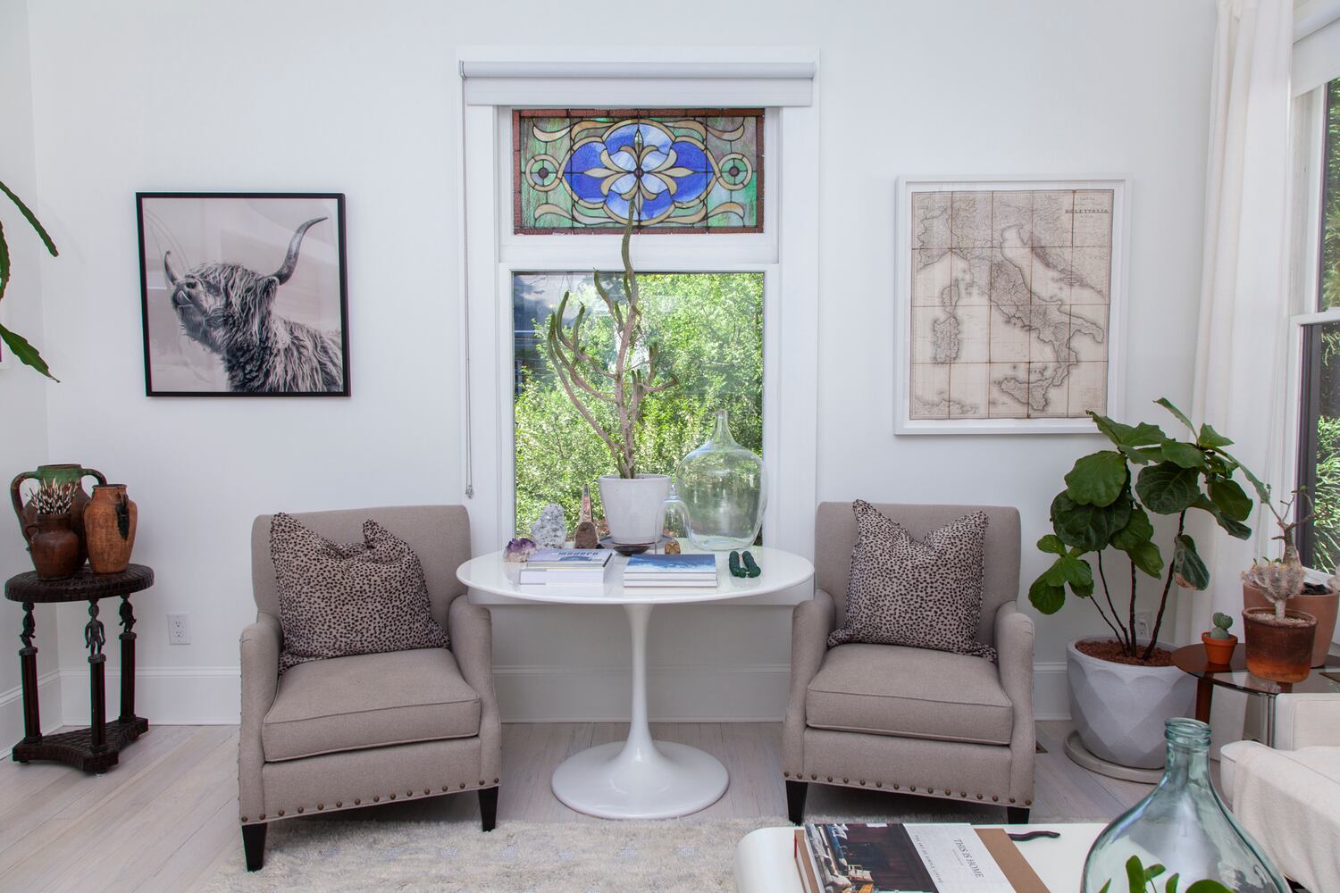 Photos: Grant Park couple makes a statement with dark tones in Victorian home