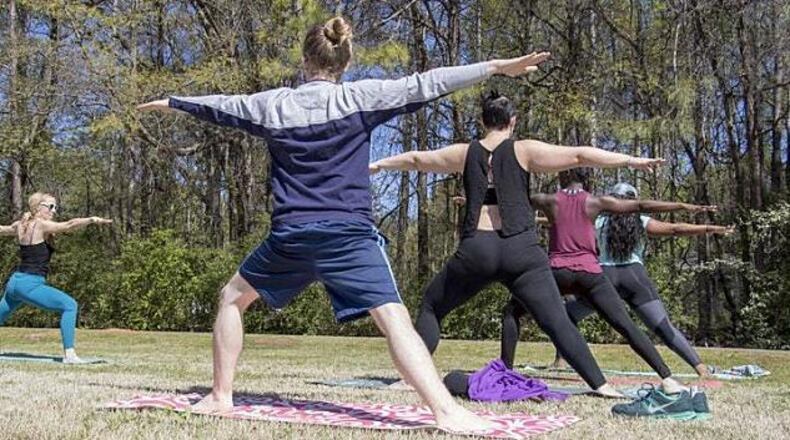 Practice yoga for a good cause this weekend in Cobb.