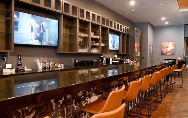 The bar at Churchills on Cherry at 557 Cherry St. in downtown Macon. (Photo Courtesy of Jason Vorhees/The Telegraph)