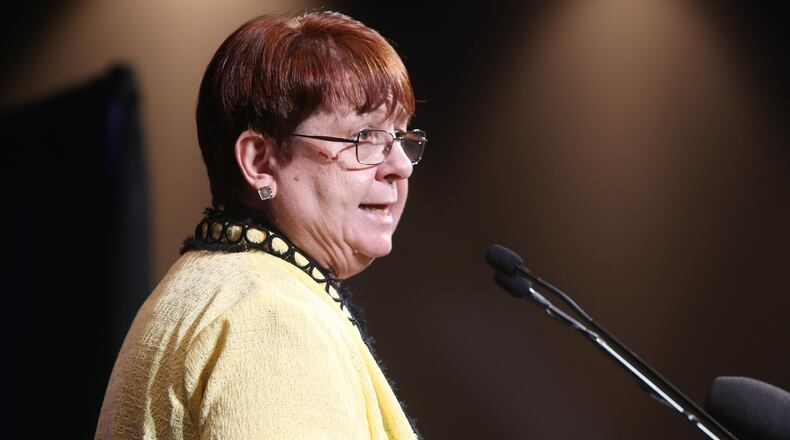 Gwinnett Commission Chairman Charlotte Nash declared a state of emergency. EMILY HANEY / emily.haney@ajc.com AJC FILE PHOTO