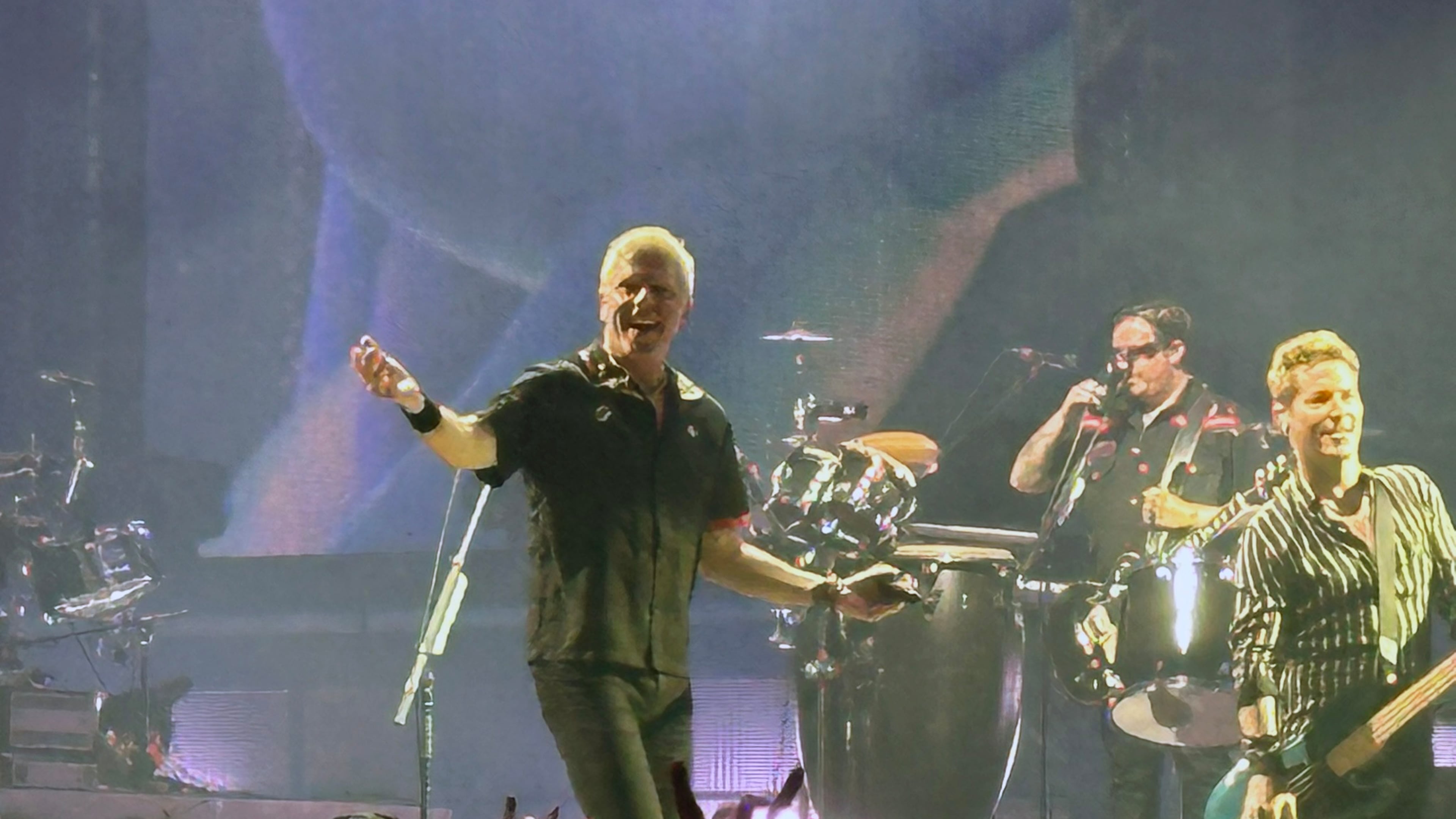 Dexter Holland and his band, The Offspring, have been around a whopping 41 years and have enjoyed more than three decades of mainstream success. They rocked a 21-song, 95-minute set at Ameris Bank Amphitheatre on July 15, 2025. (Rodney Ho/AJC)