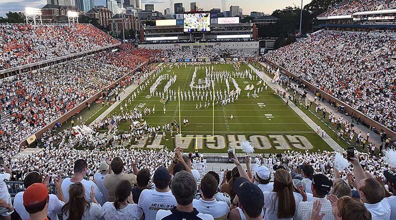 The Jackets look to bounce back from last week's loss when they host Miami Saturday at Bobby Dodd Stadium.