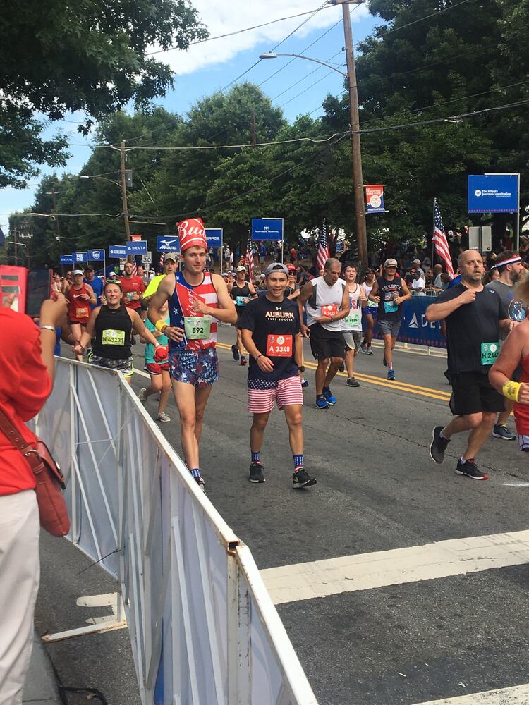 See the most interesting costumes from the 50th running AJC Peachtree Road Race