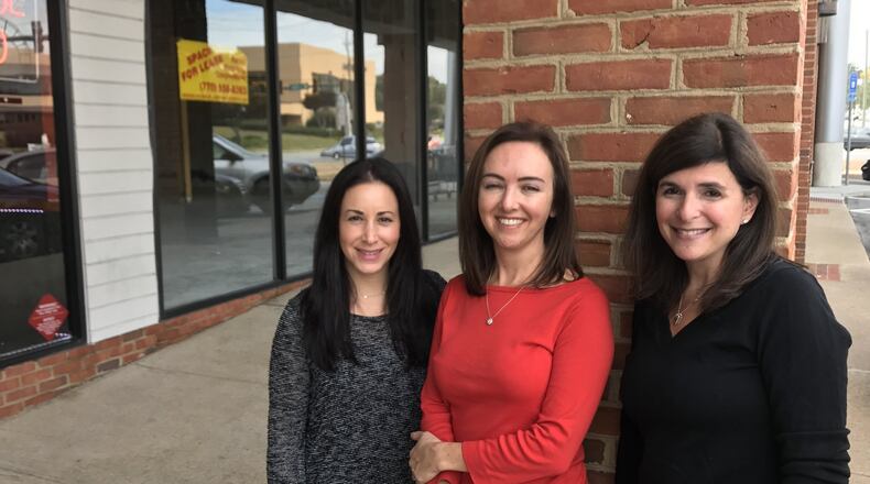 Atlanta Initiative Against Anti-Semitism founding partners Danielle Cohen, left, Lauren Menis, and Lisa Freedman organized an upcoming conference to help educators combat anti-Semitism and hatred in schools, incidents of which are on the rise according to a new Anti-Defamation League report.