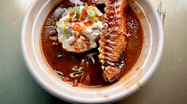You can get smoked turkey gumbo at Gene’s in East Lake. (Angela Hansberger for The Atlanta Journal-Constitution)