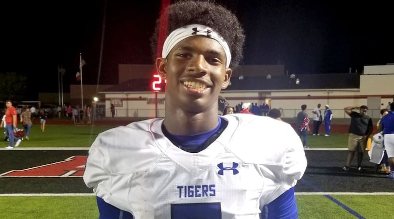 Shedeur Sanders, quarterback at Trinity Christian School in Cedar Hill, Texas. (247 Sports)