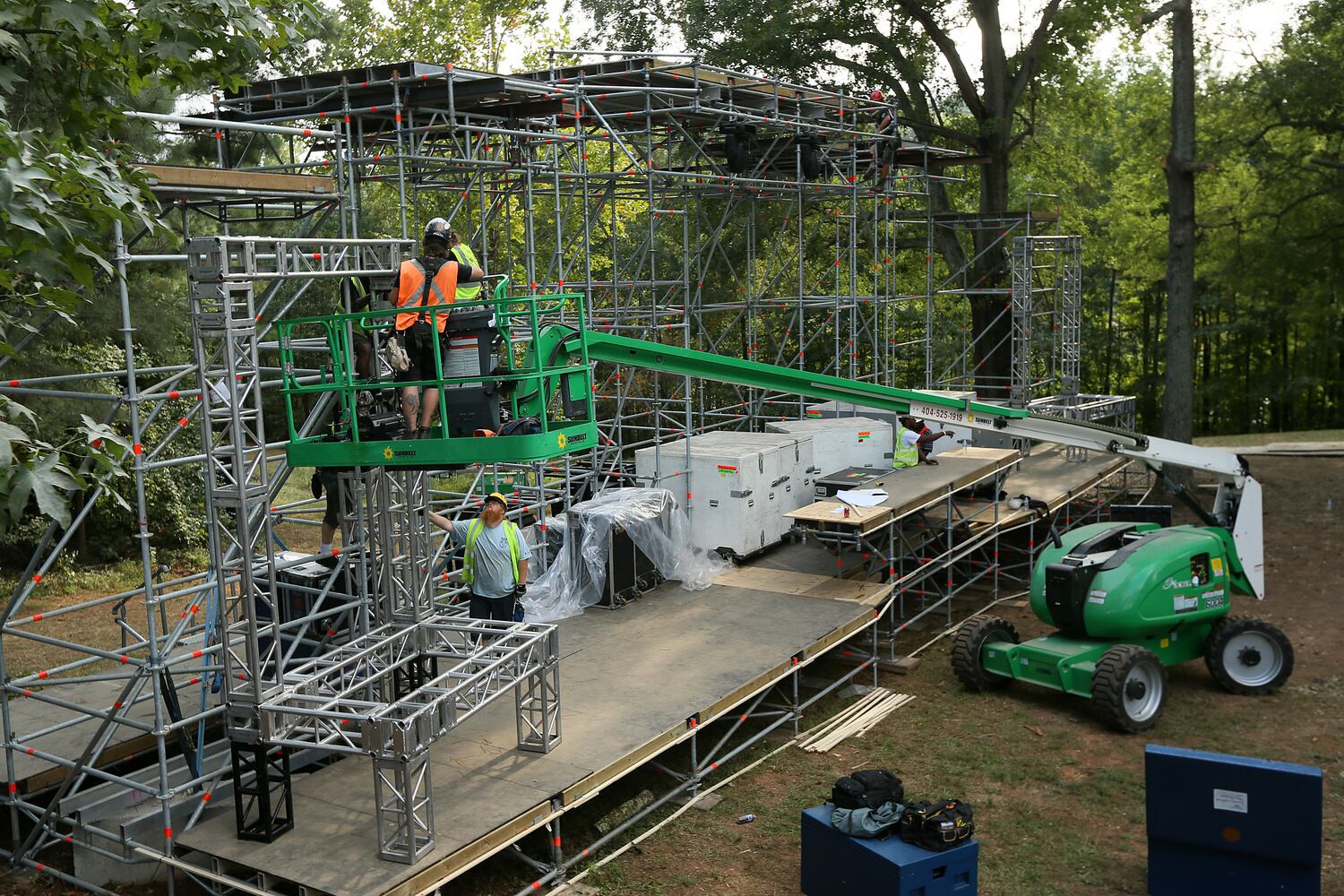 Building the TomorrowWorld Festival site