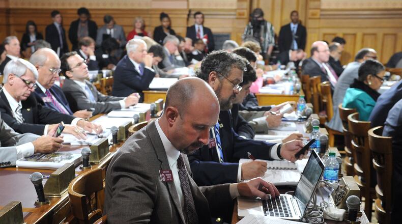 State Rep. David Stover, R-Newnan, filed legislation this week that would prohibit lawmakers from being appointed by the governor to state jobs while they are serving in the General Assembly or within a year of leaving the General Assembly.