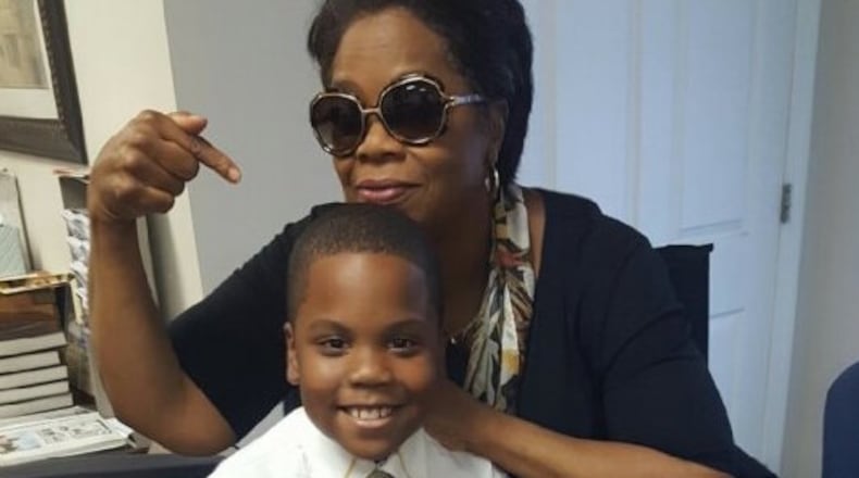 Jaylon Gordon appears as the grandson of Oprah Winfrey's character in Atlanta-filmed "The Immortal Life of Henrietta Lacks." Family photo, provided to the AJC and used with permission.