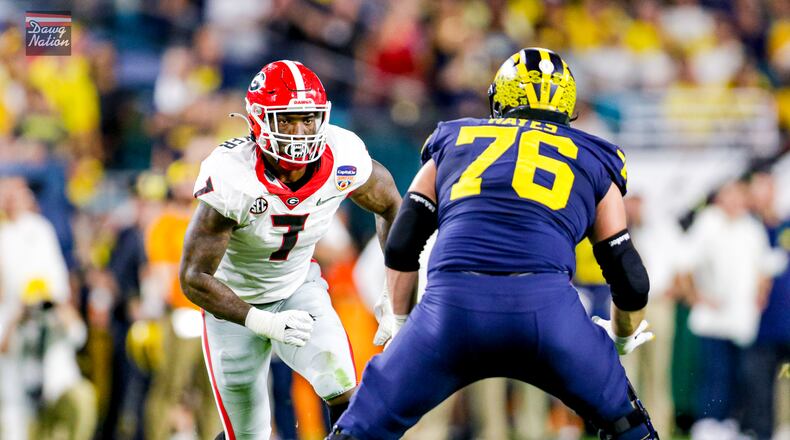 Quay Walker-Georgia football-UGA football
