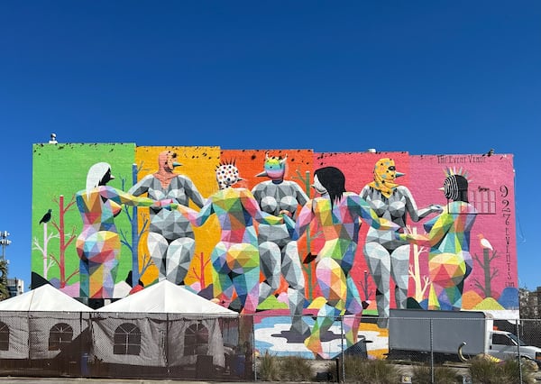 Art lovers will have much to see in Jacksonville's expansive mural collection. (Karon Warren for the AJC)