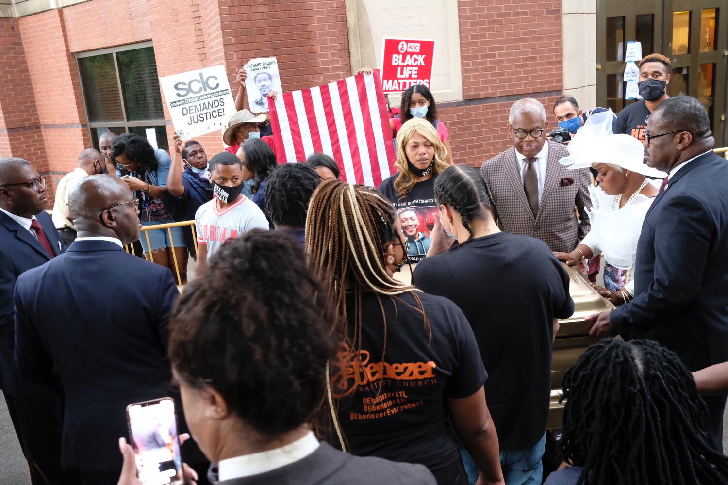Photos: Service for Rayshard Brooks at Ebenezer
