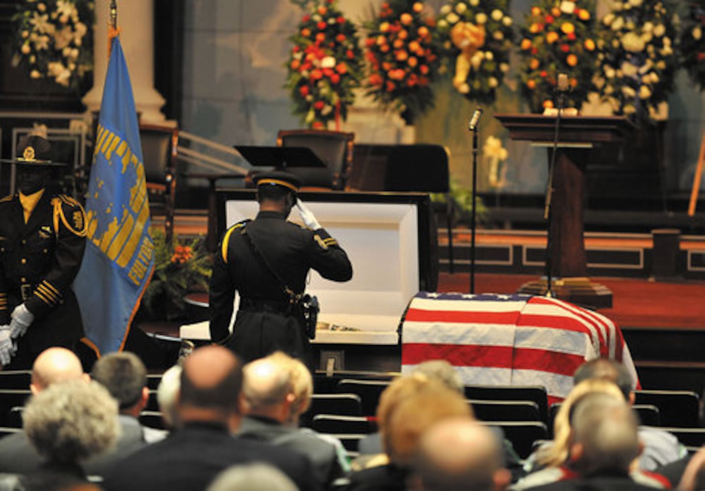 Funeral for Lt. Mike Vogt