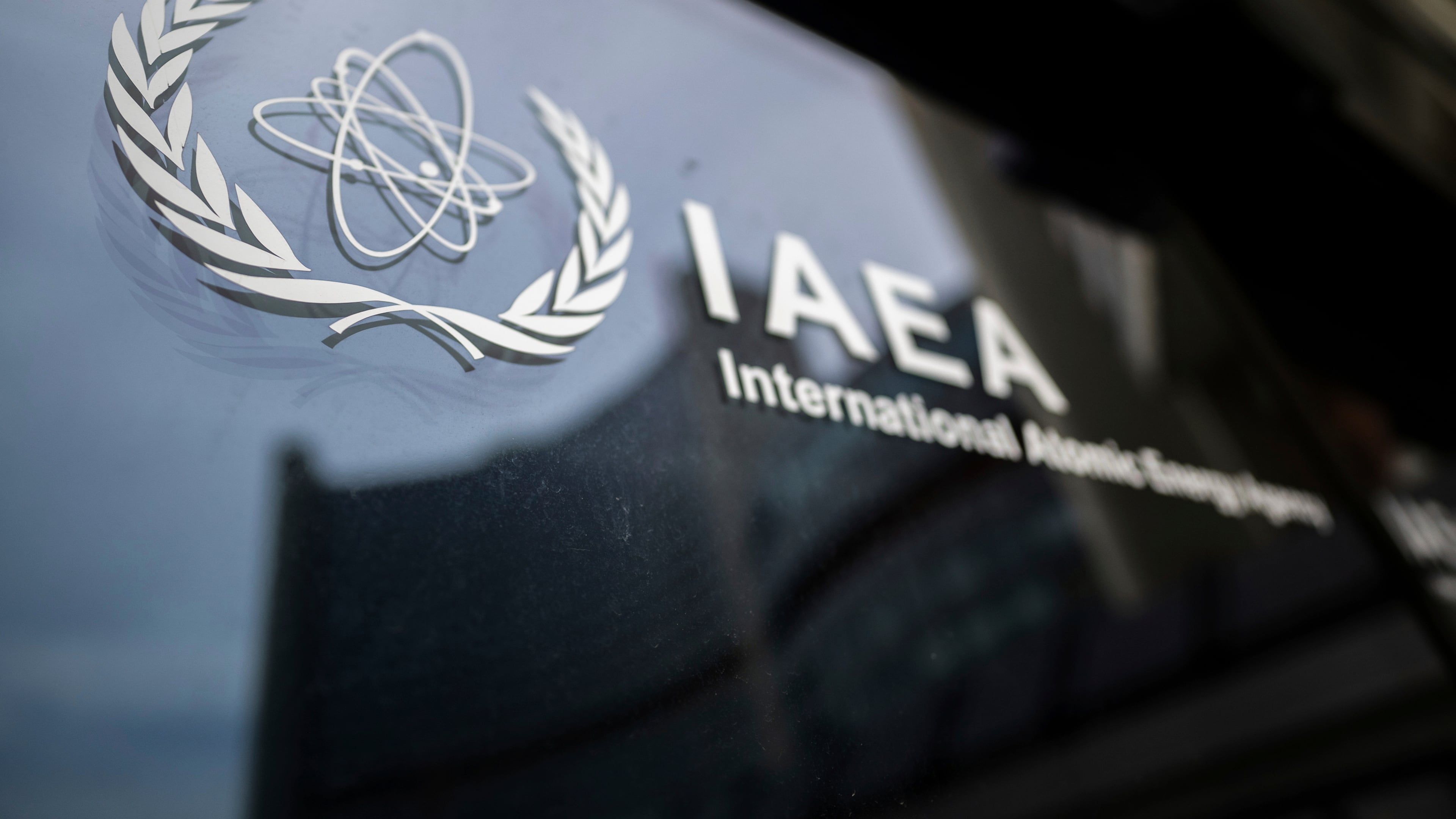 FILE - The International Atomic Energy Agency (IAEA) in Vienna, Austria, Monday, June 23, 2025. (AP Photo/Michael Gruber, file)