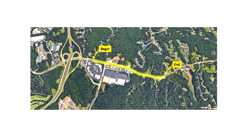 A one-mile stretch of Cumming Highway (Ga. 20) east of Canton will be widened from two to six lanes. Bids for the project are to be let in March. GEORGIA DEPARTMENT OF TRANSPORTATION