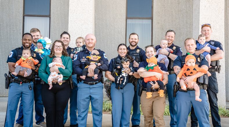 Over the past year, at least 30 people within the Cobb County Police Department have welcomed new additions to their families.
