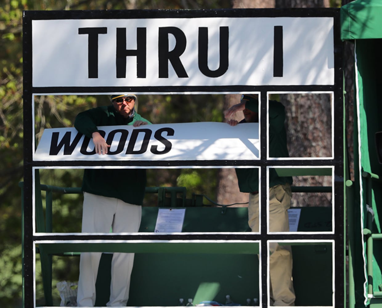 2018 Masters Tournament: First round play