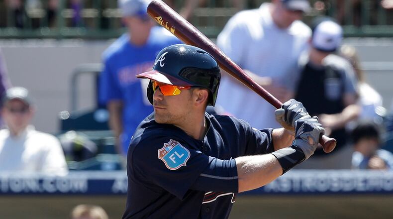 Outfielder Ender Inciarte could also face plenty of left-handed pitchers.