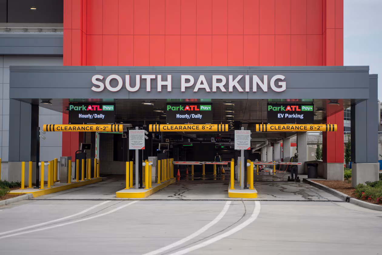 Hartsfield-Jackson Atlanta International Airport opens its new parking deck with more than 7,000 spaces on Monday, June 1, 2026. (Ben Hendren for the AJC)