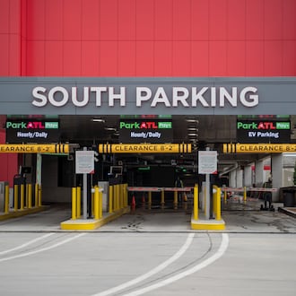 Hartsfield-Jackson Atlanta International Airport opens its new parking deck with more than 7,000 spaces on Monday, June 1, 2026. (Ben Hendren for the AJC)