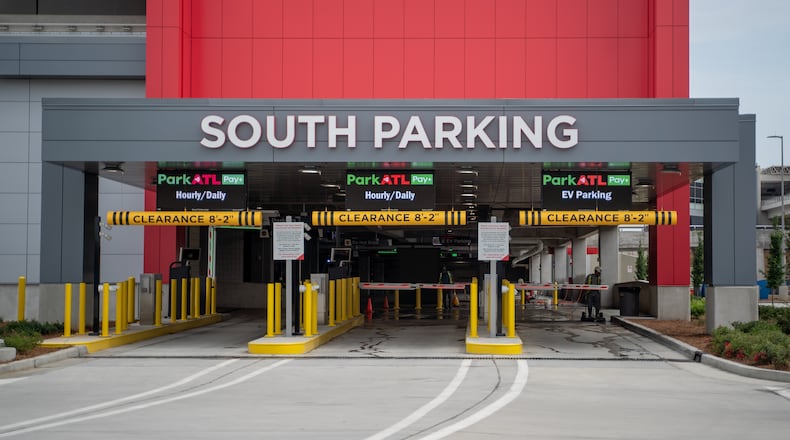 Hartsfield-Jackson Atlanta International Airport opens its new parking deck with more than 7,000 spaces on Monday, June 1, 2026. (Ben Hendren for the AJC)