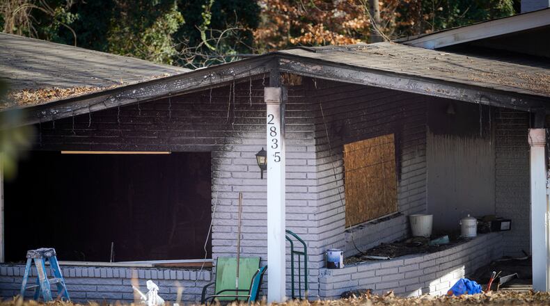 The DeKalb County fire department responded early Christmas morning to a house fire on Thompson Circle near Decatur. Two people died as a result of the fire.