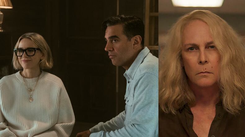 TV this week includes "The Watcher" horror film on Netflix starring Naomi Watts and Bobby Cannavale and Peacock's "Halloween Ends," the latest "Halloween" film featuring Jamie Lee Curtis. NETFLIX/PEACOCK