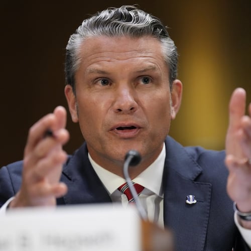 Defense Secretary Pete Hegseth testifies at a Senate Appropriations Committee hearing, Tuesday, July 21, 2026, on Capitol Hill in Washington. (AP Photo/Jacquelyn Martin)