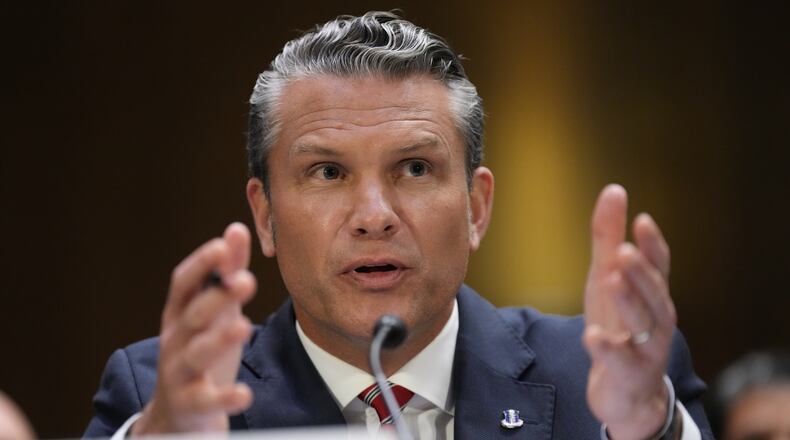 Defense Secretary Pete Hegseth testifies at a Senate Appropriations Committee hearing, Tuesday, July 21, 2026, on Capitol Hill in Washington. (AP Photo/Jacquelyn Martin)
