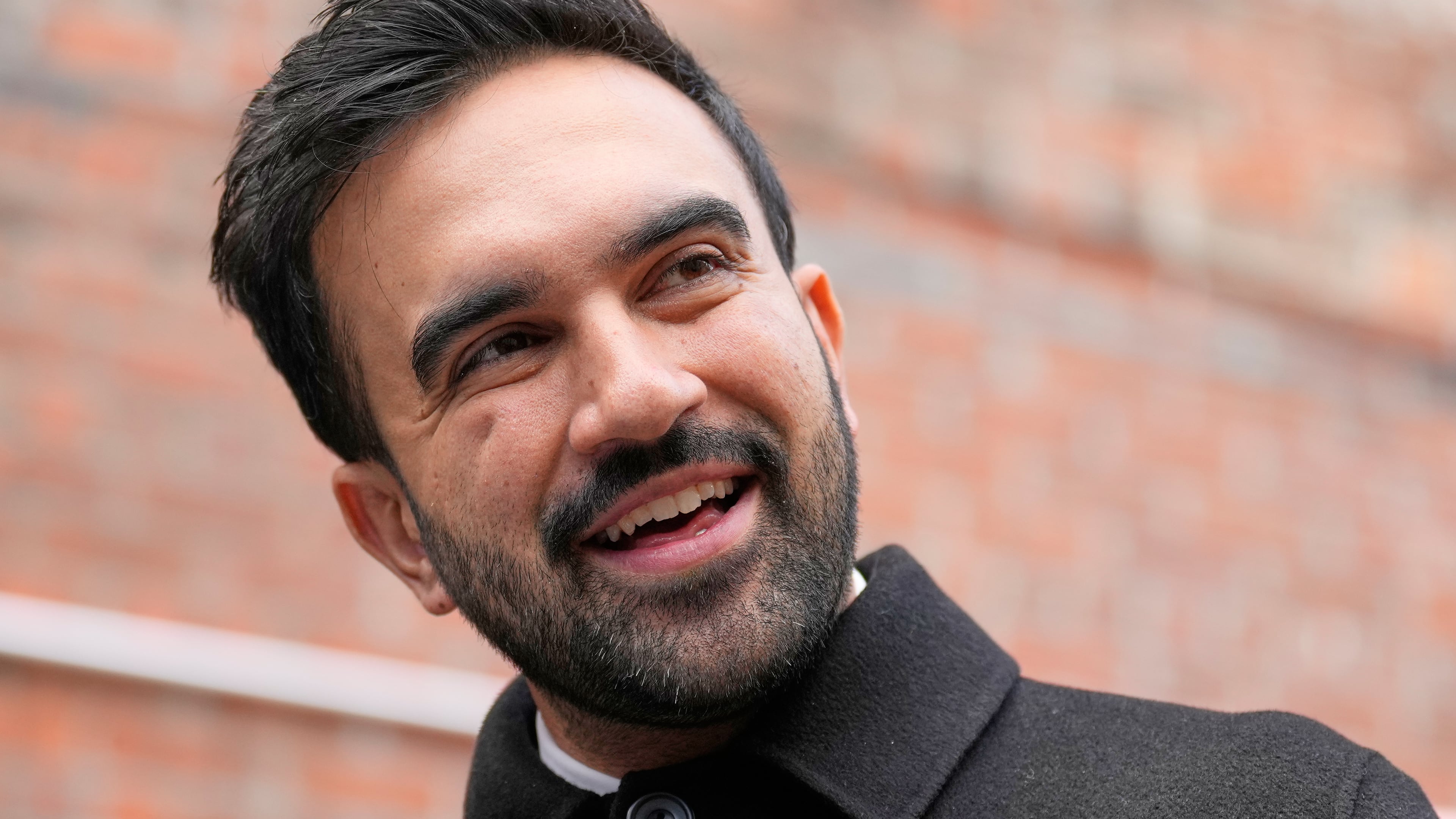 FILE - New York City Mayor-elect Zohran Mamdani talks to reporters at a news conference in New York, Nov. 17, 2025. (AP Photo/Seth Wenig, File)