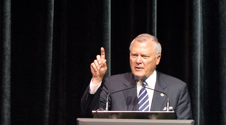 The Georgia Student Finance Commission is asking Gov. Nathan Deal to include a $135 million influx of funding over the next year and a half, largely because of an increase in the number of students eligible of HOPE scholarships.KENT D. JOHNSON / KDJOHNSON@AJC.COM