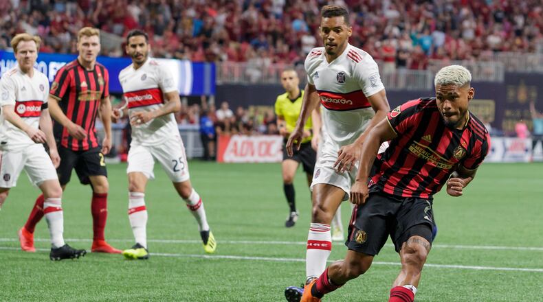 Atlanta United hosted Chicago in an MLS game on Saturday at Mercedes-Benz Stadium. (Atlanta United)