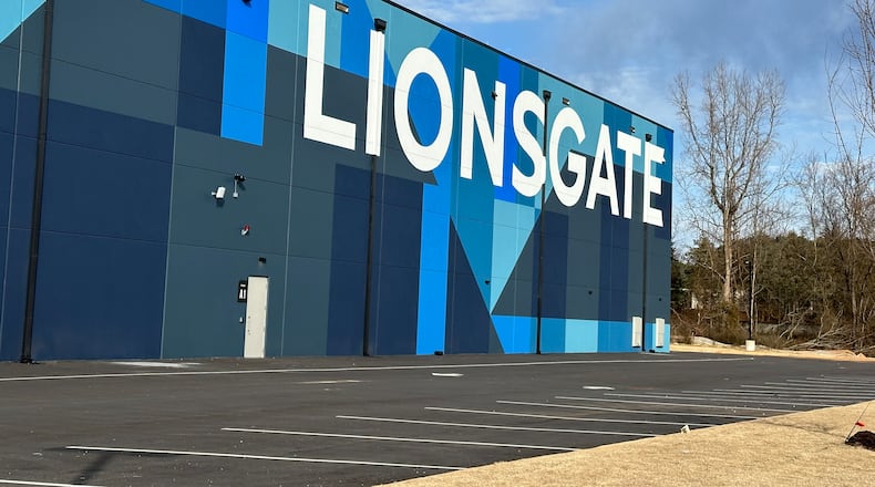 Entertainment giant Lionsgate is the primary tenant at a film studio in Douglasville. (Rodney Ho/AJC)