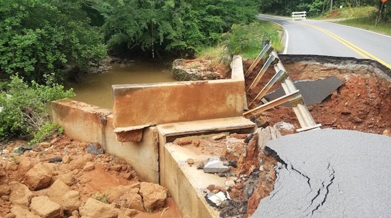Henry County work crews are a couple of weeks away from completing repairs on this section of Indian Creek Road.