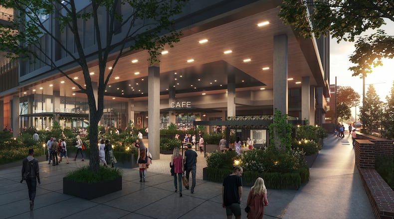 A rendering of Portman's Junction Krog District off the Eastside Beltline. / Courtesy of Portman
